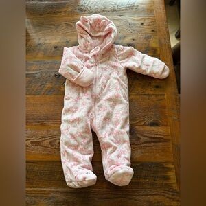 Fleece infant bodysuit onesie
